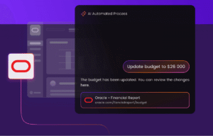 Apty’s automated process to update Oracle budget
